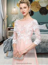 Load image into Gallery viewer, Nola Scoop Neck Knee-Length Chiffon Wedding Dress HDOP0013805