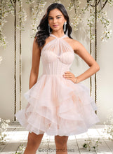 Load image into Gallery viewer, Nancy Ball-Gown/Princess Sweetheart Short Tulle Homecoming Dress HDOP0025667