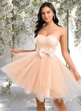 Load image into Gallery viewer, Angelique Ball-Gown/Princess Sweetheart Short Tulle Homecoming Dress With Bow HDOP0025719