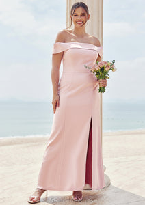 Trumpet/Mermaid Off-the-Shoulder Sleeveless Floor-Length Stretch Crepe Plus Size Bridesmaid Dresses Brooke HDOP0025261