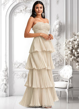 Load image into Gallery viewer, Karsyn A-line Sweetheart Floor-Length Chiffon Bridesmaid Dress HDOP0025762