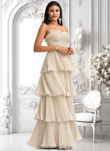 Karsyn A-line Sweetheart Floor-Length Chiffon Bridesmaid Dress HDOP0025762