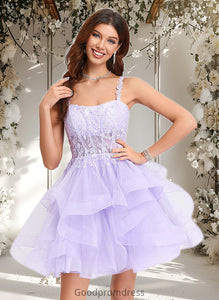 Michaelia Ball-Gown/Princess Sweetheart Short Tulle Homecoming Dress HDOP0025677