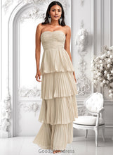 Load image into Gallery viewer, Karsyn A-line Sweetheart Floor-Length Chiffon Bridesmaid Dress HDOP0025762