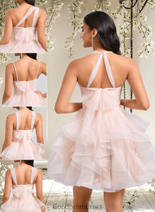 Nancy Ball-Gown/Princess Sweetheart Short Tulle Homecoming Dress HDOP0025667