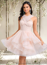 Load image into Gallery viewer, Nancy Ball-Gown/Princess Sweetheart Short Tulle Homecoming Dress HDOP0025667