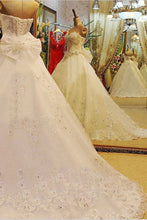 Load image into Gallery viewer, Luxurious&amp;Elegant Sweetheart Wedding Dresses With Beads And Applique