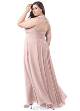 Load image into Gallery viewer, Priscilla A-Line/Princess Natural Waist High Low Sleeveless Scoop Bridesmaid Dresses