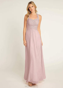 Priscilla A-Line/Princess Natural Waist High Low Sleeveless Scoop Bridesmaid Dresses