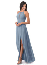 Load image into Gallery viewer, Lucinda A-Line/Princess Scoop Natural Waist Sleeveless Floor Length Bridesmaid Dresses