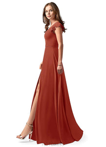 Christina V-Neck Knee Length A-Line/Princess Natural Waist Bridesmaid Dresses