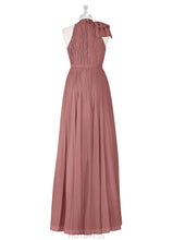 Load image into Gallery viewer, Iris A-Line/Princess Natural Waist High Low V-Neck Sleeveless Bridesmaid Dresses