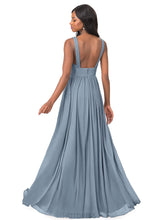 Load image into Gallery viewer, Jasmine A-Line/Princess Sleeveless V-Neck Floor Length Natural Waist Bridesmaid Dresses