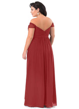 Load image into Gallery viewer, Siena Natural Waist V-Neck Floor Length A-Line/Princess Sleeveless Bridesmaid Dresses