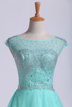 Load image into Gallery viewer, Open Back Splendid Scoop Neckline Short/Mini Homecoming Dresses